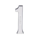 M Marcus Heritage Brass Numeral 1 - Concealed Fix 76mm